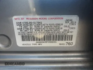 2015 Mitsubishi Outlander SE с VIN JA4AD3A35FZ006331, выставлен на аукционе Copart как лот 62083985 с пробегом 179 497 миль миль и Чистый • Clean title. История ставок и продаж доступна на DreamBid. Изображение 13.