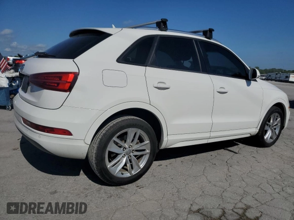 2017 Audi Q3 Premium with VIN WA1BCCFS0HR010488, listed as a Copart auction lot 54062635 with 138,527 mi miles and Clean Title. Bid and sale history available at carsss.com. Image 3.