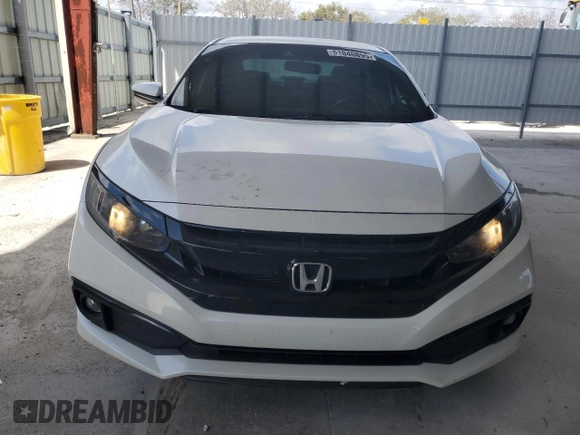 2020 Honda Civic Sedan Sport with VIN 2HGFC2F86LH533840, listed as a Copart auction lot 51040895 with 51,640 mi miles and Salvage Title. Bid and sale history available at carsss.com. Image 5.