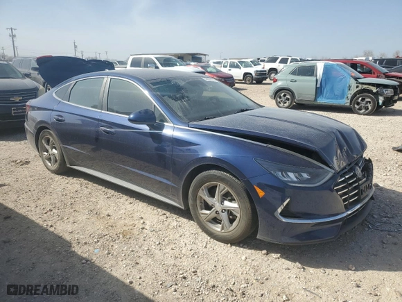 2020 Hyundai Sonata SE with VIN 5NPEG4JA6LH007509, listed as a Copart auction lot 48069405 with 95,001 mi miles and Salvage Title. Bid and sale history available at carsss.com. Image 4.