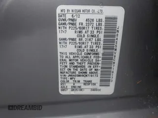 2012 Nissan Rogue S z VIN JN8AS5MV9CW719173, wystawiony jako IAAI lot #42336103 z przebiegiem 93 351 mil mil oraz . Historia ofert i sprzedaży dostępna na DreamBid. Obrazek 9.