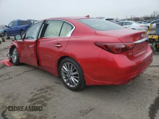 2024 Infiniti Q50 Luxe with VIN JN1EV7BR4RM630852, listed as a Copart auction lot 44844395 with 12,051 mi miles and Salvage Title. Bid and sale history available at DreamBid. Image 2.
