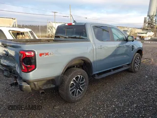 2024 Ford Ranger LARIAT with VIN 1FTER4KH7RLE02681, listed as a IAAI auction lot 41045878 with 10,527 mi miles. Bid and sale history available at carsss.com. Image 4.