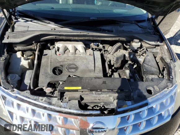2007 Nissan Murano SL with VIN JN8AZ08W27W601442, listed as a Copart auction lot 47208515 with 186,720 mi miles and Salvage Title. Bid and sale history available at DreamBid. Image 12.