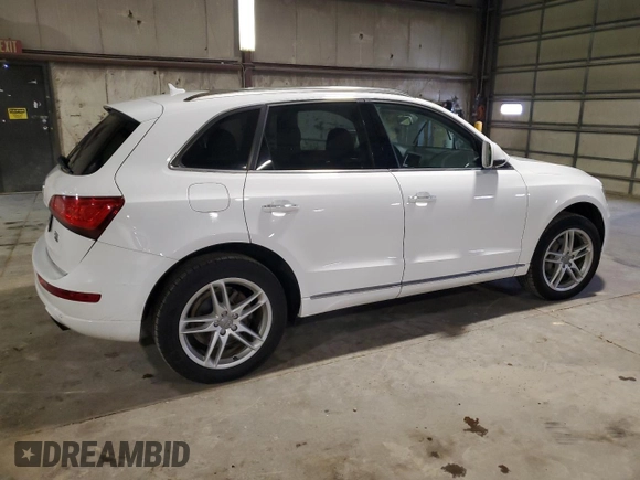 2017 Audi Q5 Premium with VIN WA1C2AFPXHA090873, listed as a Copart auction lot 54058575 with 95,003 mi miles and Salvage title. Bid and sale history available at DreamBid. Image 3.