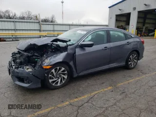 2016 Honda Civic Sedan EX with VIN 2HGFC2F81GH501304, listed as a Copart auction lot 44158875 with 0 mi miles and Salvage Title. Bid and sale history available at carsss.com. Image 1.