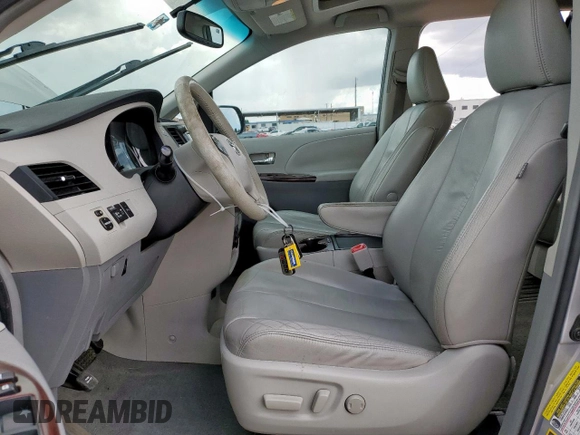 2011 Toyota Sienna XLE AAS with VIN 5TDYK3DC6BS113762, listed as a Copart auction lot 62570005 with 182,556 mi miles and Clean title. Bid and sale history available at DreamBid. Image 7.
