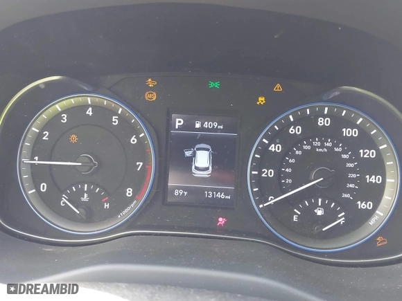 2021 Hyundai Kona SE with VIN KM8K12AA0MU614100, listed as a IAAI auction lot 41924163 with 13,146 mi miles. Bid and sale history available at carsss.com. Image 7.