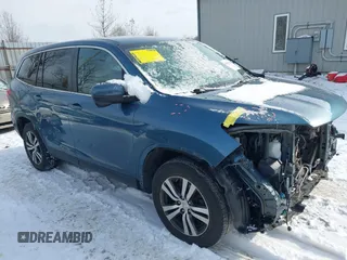 2017 Honda Pilot EX-L with VIN 5FNYF6H55HB005809, listed as a IAAI auction lot 41588106 with 110,197 mi miles and . Bid and sale history available at DreamBid. Image 1.