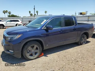 2023 Honda Ridgeline RTL with VIN 5FPYK3F56PB014781, listed as a Copart auction lot 56592475 with 54,769 mi miles and Salvage title. Bid and sale history available at DreamBid. Image 1.
