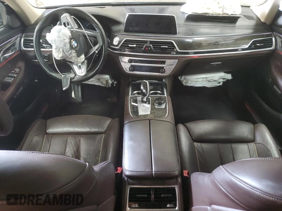 2017 BMW 7 Series 740i with VIN WBA7E2C54HG739147, listed as a Copart auction lot 67661374 with 0 mi miles and Clean Title. Bid and sale history available at carsss.com. Image 8.