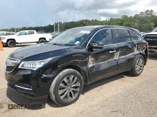 2016 Acura MDX Technology with VIN 5FRYD3H46GB004340, listed as a Copart auction lot 63512485 with 120,193 mi miles and Salvage title. Bid and sale history available at DreamBid. Image 1.