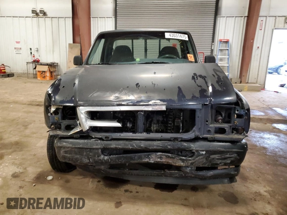 1993 Ford Ranger with VIN 1FTCR10U6PUC55492, listed as a Copart auction lot 43031475 with 340,611 mi miles and Clean Title. Bid and sale history available at carsss.com. Image 5.