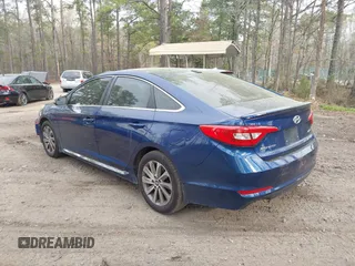 2015 Hyundai Sonata Limited with VIN 5NPE34AF5FH186363, listed as a IAAI auction lot 41917868 with 153,445 mi miles and . Bid and sale history available at carsss.com. Image 3.