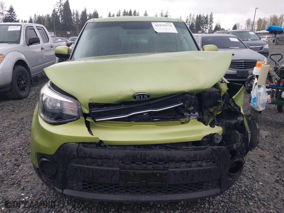 2019 Kia Soul with VIN KNDJN2A29K7921581, listed as a IAAI auction lot 41976574 with 66,816 mi miles. Bid and sale history available at carsss.com. Image 13.