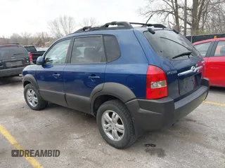 2006 Hyundai Tucson GLS with VIN KM8JN12D26U294624, listed as a IAAI auction lot 41853785 with 217,113 mi miles. Bid and sale history available at carsss.com. Image 3.