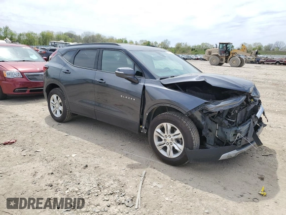 2022 Chevrolet Blazer LT с VIN 3GNKBHR43NS169511, выставлен на аукционе Copart как лот 56601915 с пробегом Не указан миль и На запчасти • Non repairable. История ставок и продаж доступна на DreamBid. Изображение 4.
