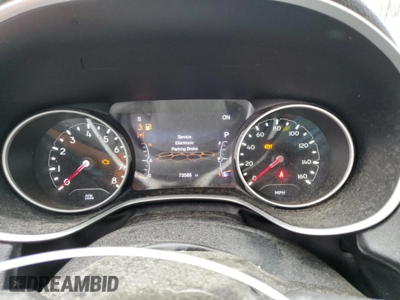 2021 Jeep Compass Limited z VIN 3C4NJCCB5MT526425, wystawiony jako Copart lot #49160975 z przebiegiem 73 588 mil mil oraz Szkoda całkowita • Salvage title. Historia ofert i sprzedaży dostępna na DreamBid. Obrazek 9.