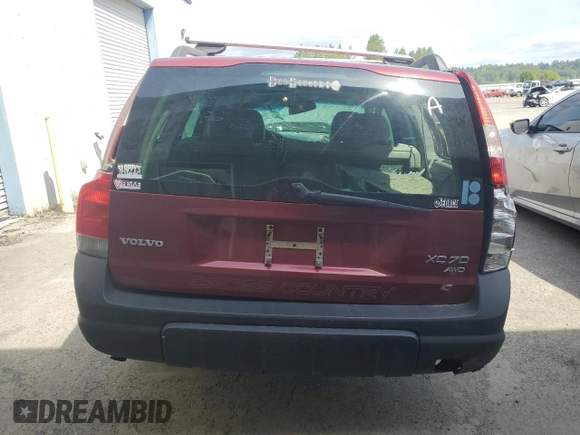 2004 Volvo V70 XC Cross Country z VIN YV1SZ59H141127287, wystawiony jako Copart lot #54326625 z przebiegiem Nie podano mil oraz Szkoda całkowita • Salvage title. Historia ofert i sprzedaży dostępna na DreamBid. Obrazek 6.