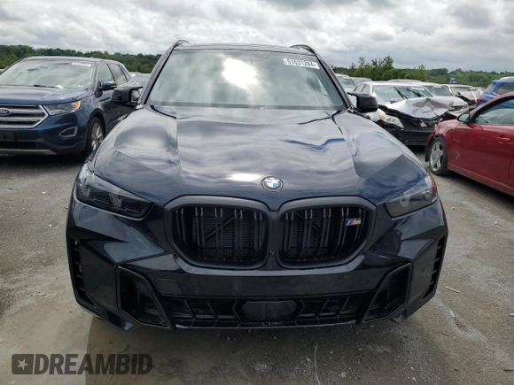 2024 BMW X5 M60i with VIN 5UX33EU08R9W18668, listed as a Copart auction lot 51631284 with 875 mi miles and Salvage Title. Bid and sale history available at carsss.com. Image 5.