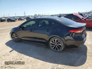 2022 Toyota Corolla SE with VIN 5YFS4MCE7NP126008, listed as a Copart auction lot 46907645 with 26,999 mi miles and Salvage Title. Bid and sale history available at DreamBid. Image 2.