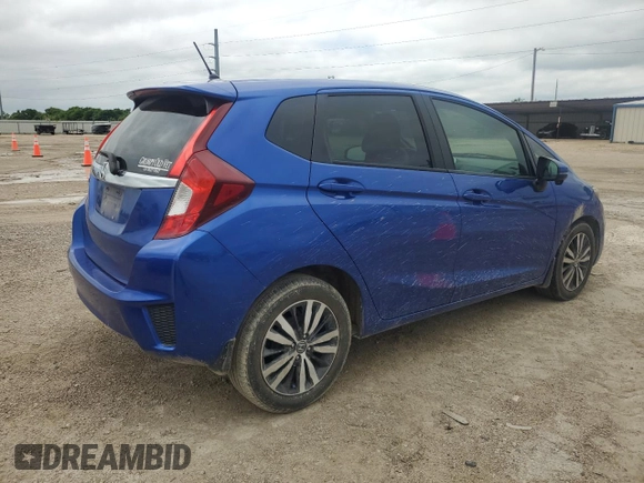 2017 Honda Fit EX-L with VIN 3HGGK5H81HM707327, listed as a Copart auction lot 55898805 with 53,579 mi miles and Clean title. Bid and sale history available at DreamBid. Image 3.