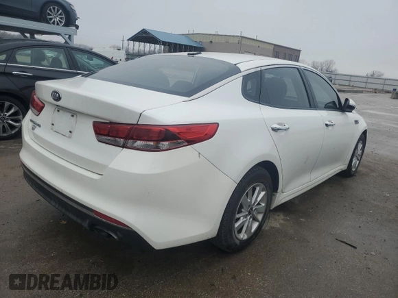 2016 Kia Optima LX with VIN KNAGT4L31G5070149, listed as a Copart auction lot 86149864 with 74,238 mi miles and Salvage Title. Bid and sale history available at carsss.com. Image 3.