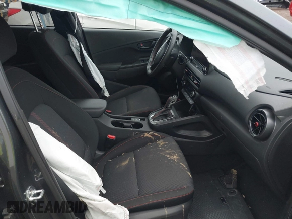 2022 Hyundai Kona N Line with VIN KM8K3CA32NU923862, listed as a IAAI auction lot 41826113 with 75,298 mi miles. Bid and sale history available at carsss.com. Image 5.
