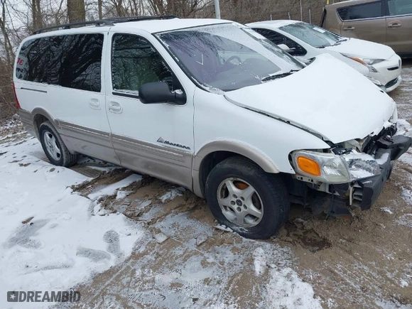 2000 Pontiac Montana with VIN 1GMDX03E8YD100304, listed as a IAAI auction lot 41594953 with 300,630 mi miles. Bid and sale history available at carsss.com. Image 1.