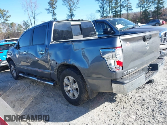 2017 Nissan Titan SV with VIN 1N6AA1EK5HN516884, listed as a IAAI auction lot 41225719 with 109,749 mi miles and . Bid and sale history available at DreamBid. Image 3.