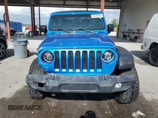 2022 Jeep Wrangler Sport S with VIN 1C4HJXAGXNW271320, listed as a Copart auction lot 63570705 with 14,840 mi miles and Salvage title. Bid and sale history available at DreamBid. Image 5.