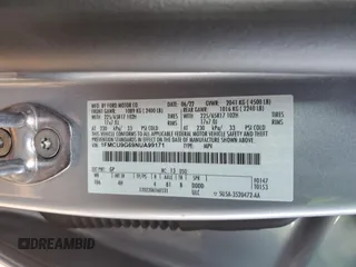 2022 Ford Escape SE with VIN 1FMCU9G69NUA99171, listed as a Copart auction lot 42645115 with 15,723 mi miles and Salvage Title. Bid and sale history available at DreamBid. Image 13.
