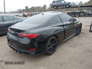 2018 Infiniti Q60 Luxe with VIN JN1EV7EL6JM391283, listed as a IAAI auction lot 41172440 with 70,015 mi miles and . Bid and sale history available at DreamBid. Image 4.