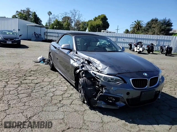 2016 BMW 2 Series M235i with VIN WBA1M1C58GV394704, listed as a Copart auction lot 46926065 with 69,352 mi miles and Salvage Title. Bid and sale history available at carsss.com. Image 10.