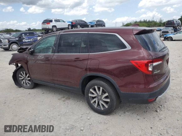 2021 Honda Pilot EX-L with VIN 5FNYF6H55MB061209, listed as a Copart auction lot 51140375 with Not Provided miles and Salvage Title. Bid and sale history available at DreamBid. Image 2.