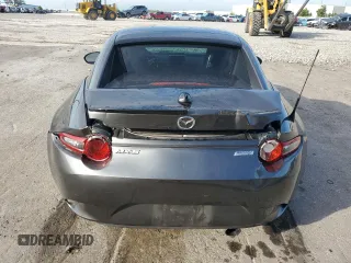 2017 Mazda MX-5 Miata Club with VIN JM1NDAL78H0109701, listed as a Copart auction lot 61522595 with 100,825 mi miles and Salvage title. Bid and sale history available at DreamBid. Image 6.