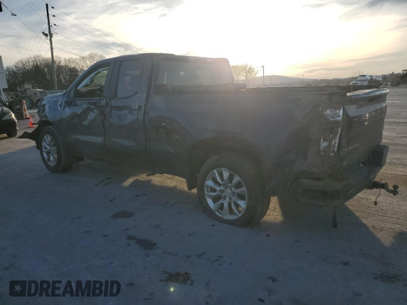 2020 Chevrolet Silverado 1500 Custom with VIN 1GCRWBEH7LZ336938, listed as a Copart auction lot 52101245 with 243,342 mi miles and Salvage Title. Bid and sale history available at carsss.com. Image 2.