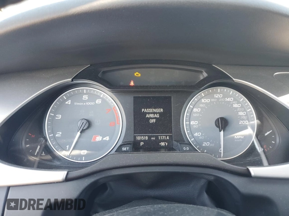 2010 Audi S4 Premium Plus with VIN WAUBGAFL5AA125662, listed as a Copart auction lot 68814494 with 101,519 mi miles and Salvage Title. Bid and sale history available at carsss.com. Image 9.