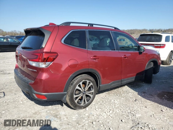 2021 Subaru Forester Limited z VIN JF2SKAUC3MH532087, wystawiony jako Copart lot #52379015 z przebiegiem Nie podano mil oraz Szkoda całkowita • Salvage title. Historia ofert i sprzedaży dostępna na DreamBid. Obrazek 3.