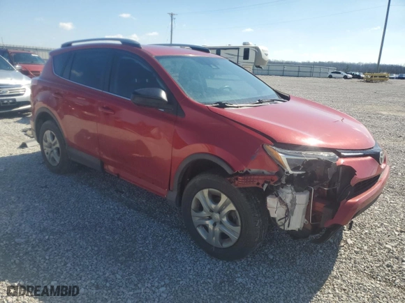 2017 Toyota RAV4 LE with VIN 2T3ZFREV3HW330527, listed as a Copart auction lot 46845535 with 107,784 mi miles and Salvage Title. Bid and sale history available at carsss.com. Image 4.