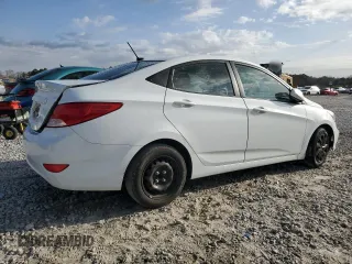 2017 Hyundai Accent SE with VIN KMHCT4AE1HU289136, listed as a Copart auction lot 49955455 with 176,800 mi miles and Salvage Title. Bid and sale history available at carsss.com. Image 3.