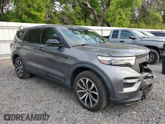 2021 Ford Explorer ST z VIN 1FM5K8GC0MGA51702, wystawiony jako Copart lot #52590915 z przebiegiem 57 667 mil mil oraz Szkoda całkowita • Salvage title. Historia ofert i sprzedaży dostępna na DreamBid. Obrazek 4.