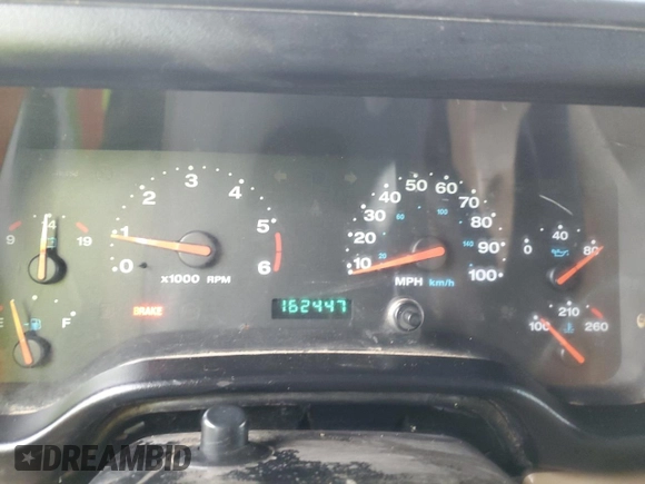 2001 Jeep Wrangler SE with VIN 1J4FA29P61P303287, listed as a Copart auction lot 48583385 with 162,447 mi miles and Salvage Title. Bid and sale history available at carsss.com. Image 9.