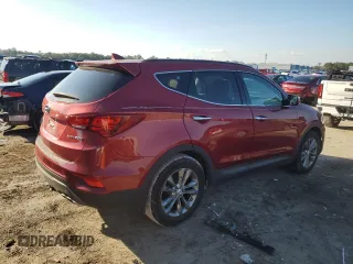 2017 Hyundai Santa Fe Sport 2.0T with VIN 5XYZU4LA9HG425911, listed as a Copart auction lot 46629355 with 127,546 mi miles and Clean Title. Bid and sale history available at carsss.com. Image 3.