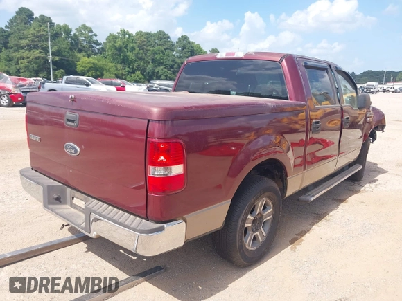 2005 Ford F-150 XLT with VIN 1FTRW12W85FB32375, listed as a IAAI auction lot 41849229 with 267,944 mi miles and . Bid and sale history available at DreamBid. Image 4.