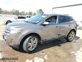 2012 Ford Edge SEL with VIN 2FMDK3J93CBA56460, listed as a Copart auction lot 48844195 with 207,814 mi miles and Salvage Title. Bid and sale history available at carsss.com. Image 1.