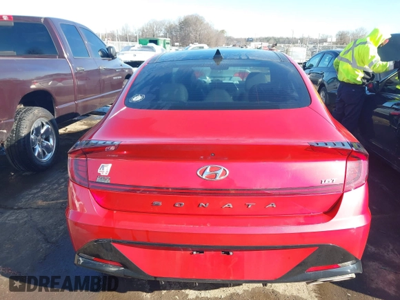 2021 Hyundai Sonata SEL Plus with VIN 5NPEJ4J22MH098175, listed as a IAAI auction lot 41379948 with 78,519 mi miles and . Bid and sale history available at DreamBid. Image 16.