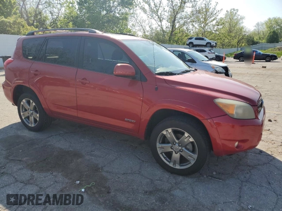 2008 Toyota RAV4 Sport with VIN JTMZK32V986011499, listed as a Copart auction lot 54675395 with 172,686 mi miles and Clean title. Bid and sale history available at DreamBid. Image 4.