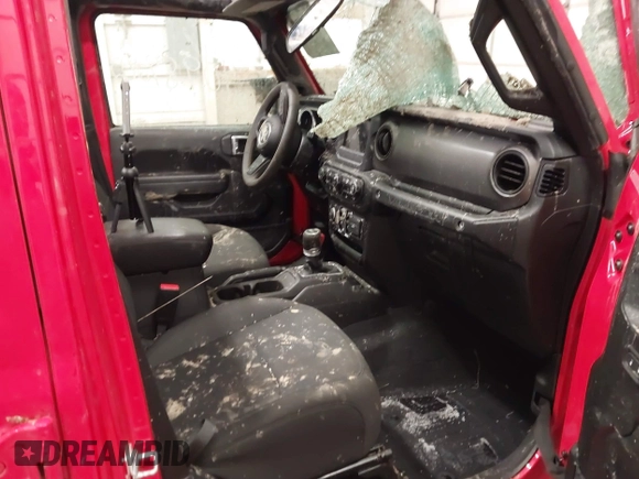 2023 Jeep Wrangler Sport S with VIN 1C4HJXDN1PW630003, listed as a IAAI auction lot 40989202 with 48,000 mi miles and . Bid and sale history available at DreamBid. Image 5.