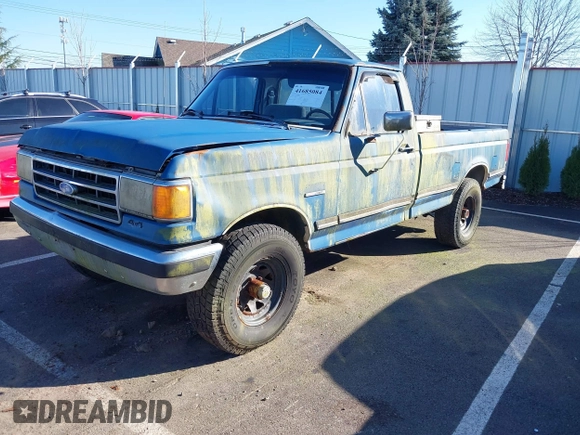 1990 Ford F-150 with VIN 1FTEF14NXLPB58633, listed as a IAAI auction lot 41685084 with 42,018 mi miles. Bid and sale history available at carsss.com. Image 2.